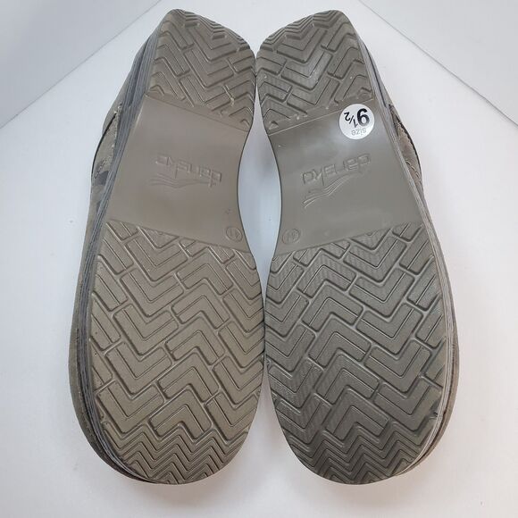 Dansko Womens Professional Suede Camo Soft Clogs Size 41 EU 9.5 US Nurse - Picture 8 of 10